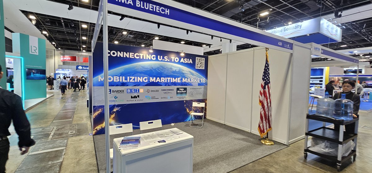 supbrow's tweet photo. Singapore Maritime Week 2026
#SMW2026
Singapore proves again that it it is a premier #MaritimeNation
A crazy busy week here.
Busting crowds, seminars, deal announcements, networking, social events. Every aspect and sector is represented here.
The 🇮🇳 Indian Maritime Pavilion is buzzing.
Good news: there is an 🇺🇸 booth.
Bad news: it is empty every time I checked
@mercoglianos @cdrsalamander @BDHerzinger @johnkonrad @brentdsadler
