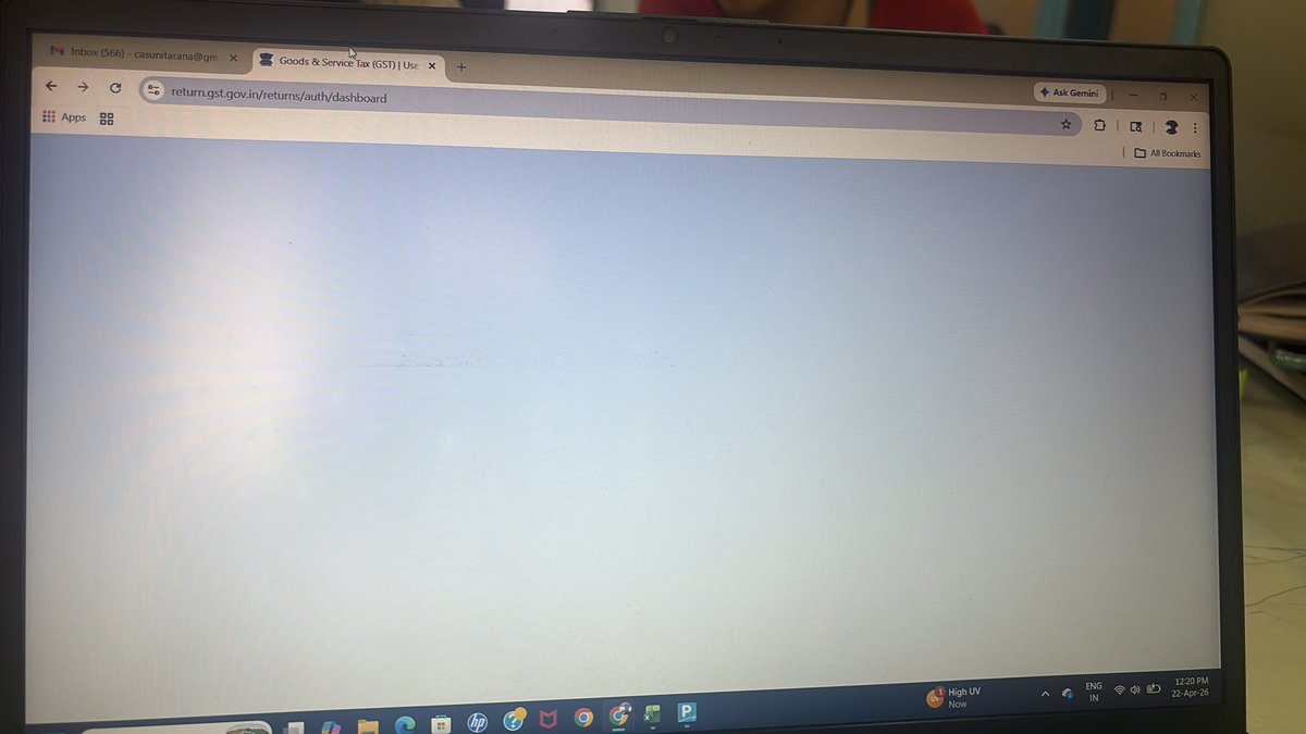 sunita007's tweet photo. @Infosys_GSTN 
Please do the needful it waste too much time . No AI software can work if  the site is not working . https://t.co/2n3jS9sSJt