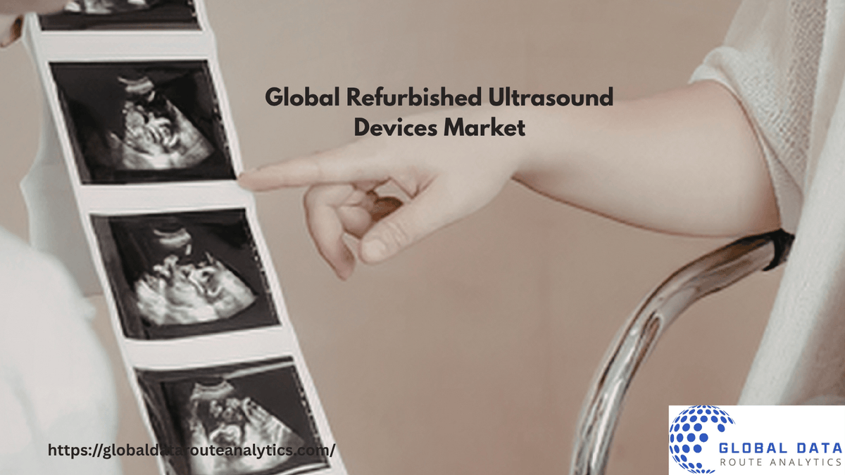 DataRoute55813's tweet photo. Refurbished ultrasound devices market is growing steadily—valued at ~$510M in 2023 and projected to reach ~$1.11B by 2035, driven by cost-effective imaging demand and healthcare trends. 
For more information regarding this report, visit:
https://t.co/hy3mHwgWve #MedicalDevices https://t.co/XDqc7jwwra