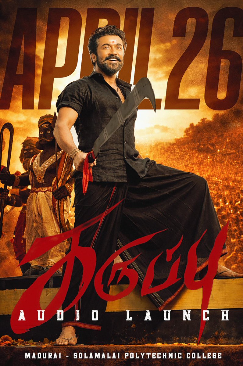 Subash1997558's tweet image. Apr 26 சம்பவம் Loading... in Madurai 💥🔥📈🥵

#THEONE #Suriya𓃵 #Karuppu #VishwanathAndSons