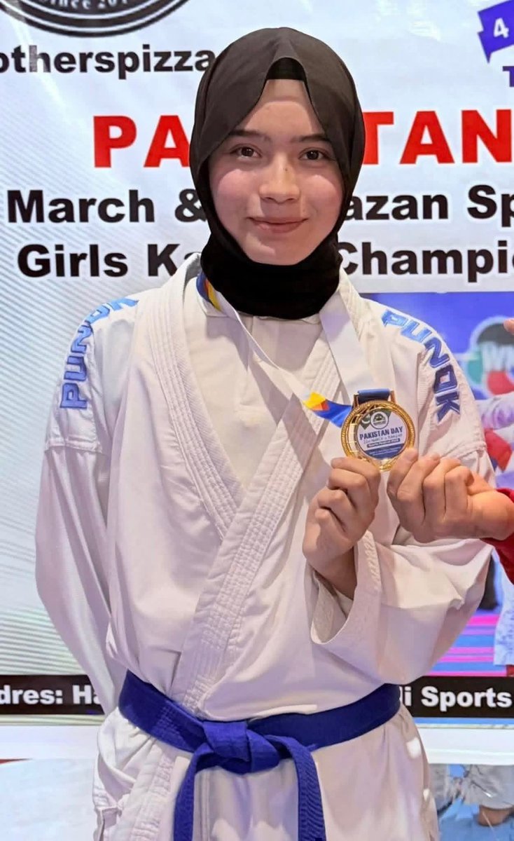 kulsoomkarateka's tweet photo. Today we have lost a shining star.💔
Today we lost a bright soul Arzoo, a talented karate player 
She left us  after a tragic accident. Her passion and dedication will always be remembered.
May Allah grant her the highest place in Jannah and give patience to her family Ameen. https://t.co/qoUGnNFzIg