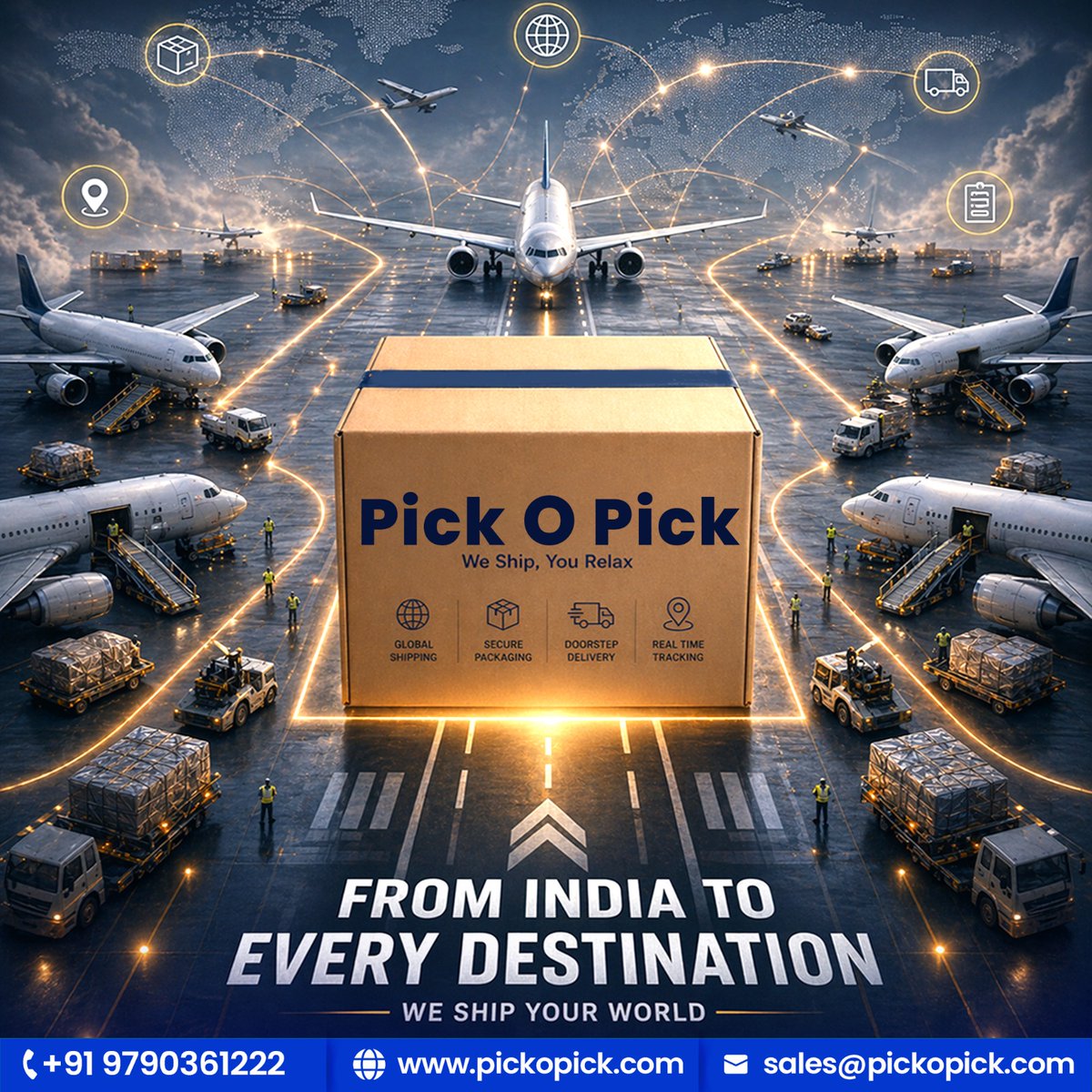 Pickopicko61028's tweet image. From India to your doorstep 🌍✈️
Fast. Secure. Hassle-free.
We pick it, pack it &amp;amp; deliver it — anywhere you are 📦💙
Distance shouldn’t delay what matters

DM “SHIP” &amp;amp; we’ll get it moving 🚀

#buyandship #pickopick #internationalshipping #indiasabroad