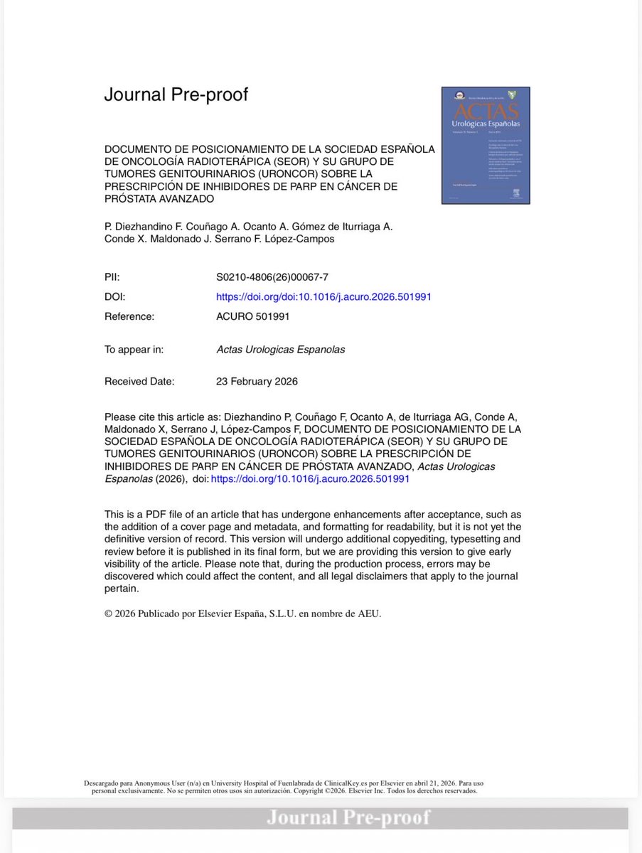 Felipe Couñago PhD tweet media