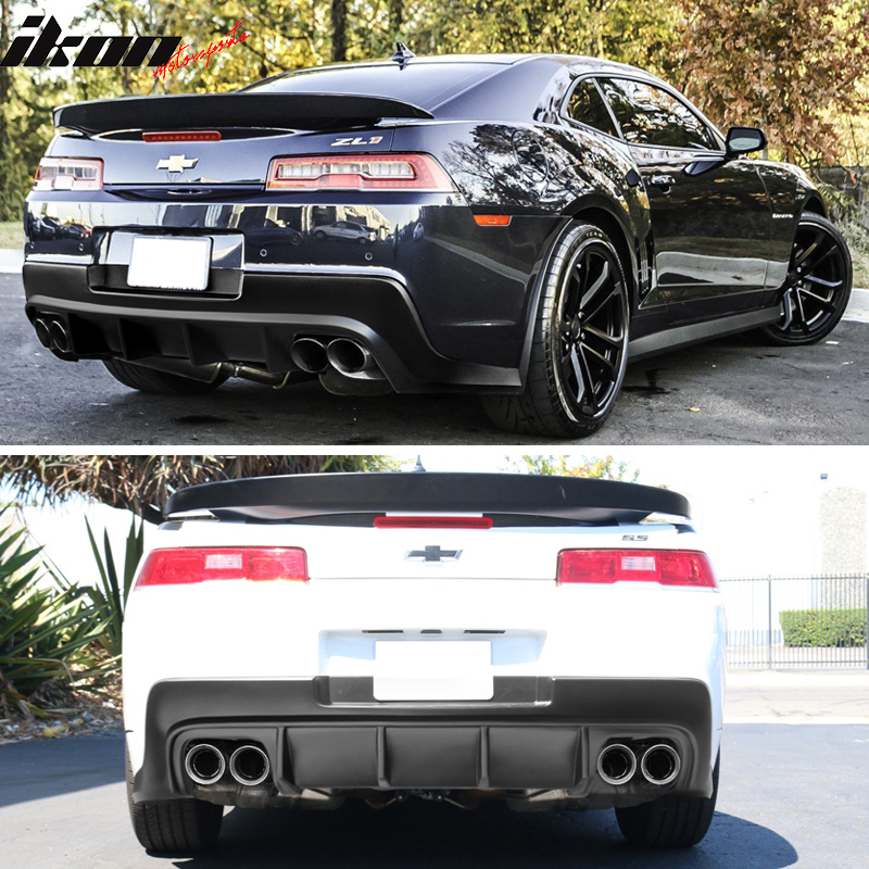 ikonmotorsport's tweet image. Anyone else nervous backing out with a rear diffuser? This ZL1 style makes the rear look insane… but yeah, you’ll think twice near steep driveways and curbs. Worth it for daily driving?
#ChevyCamaro #CamaroZL1 #5thGenCamaro #MuscleCar #CarMods
ikonmotorsports.com/products/2014-…