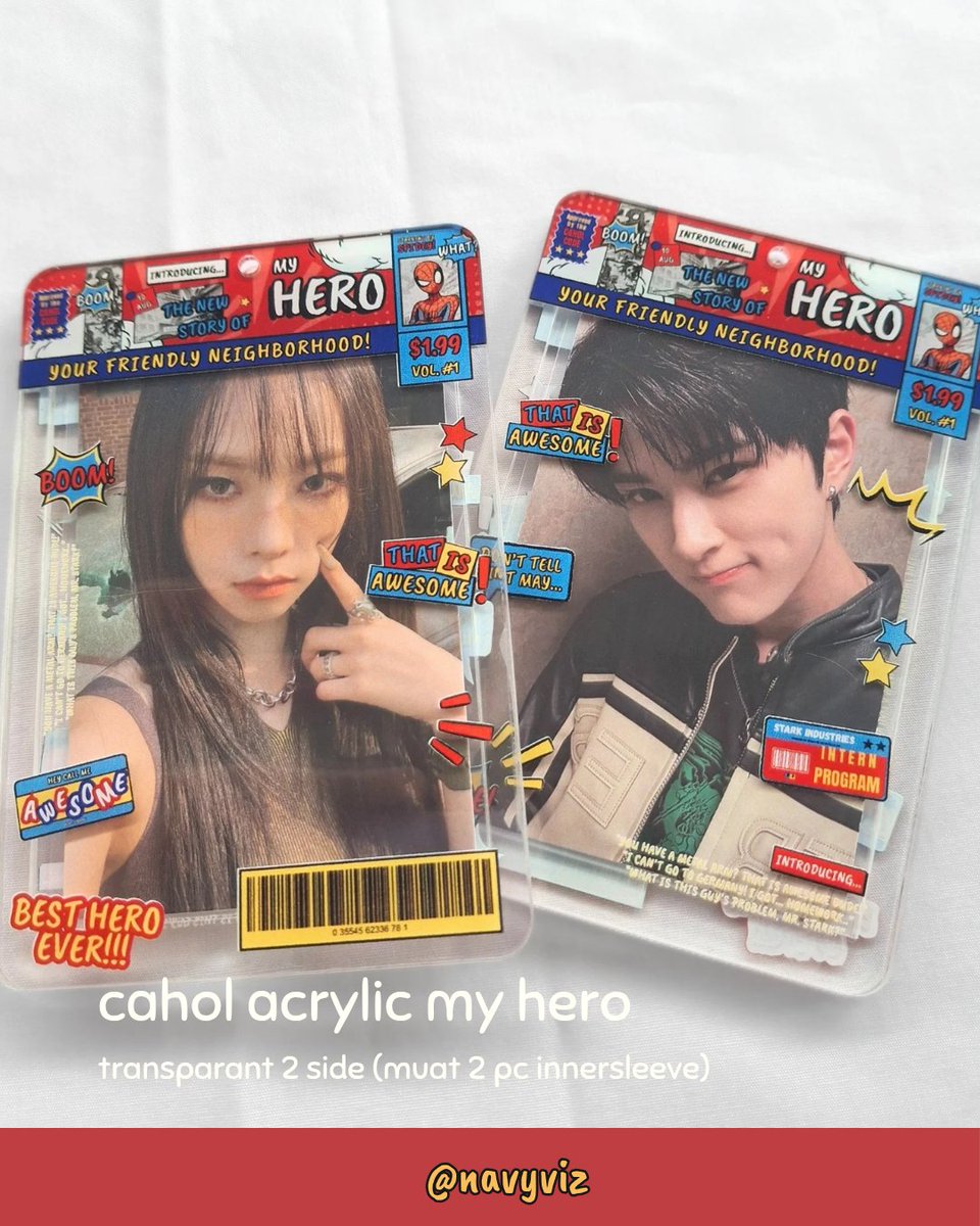 navyviz's tweet photo. 📣 RESTOCK
cahol acrylic transparant my hero

📎 https://t.co/AYiCoYbb0d https://t.co/iY8Ape28L9