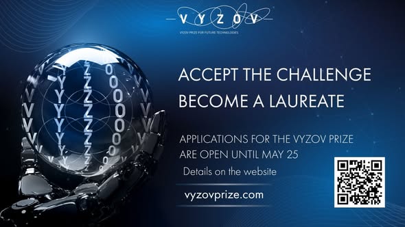 RusEmbEthiopia's tweet image. #Announcement

The VYZOV Foundation has started accepting applications for the VYZOV Prize for future technologies.

Applications are accepted until May 21, 2026 on the website: vyzovprize.com 

#VYZOV2026 #FutureTechnologies