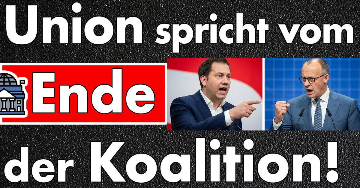 Politikmit_Kopf's tweet image. #Union gegen #SPD? Öffentliche Kritik an der #Koalition? Der Anfang vom Ende! Es wird aber noch dauern!

Videolink im Kommentar.