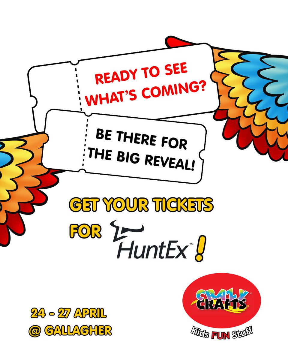 😏 You’re not ready for what’s coming…

Something BIG is about to drop at at HuntEx ️🤯

🎟️ Get your tickets now: huntex.net/buy-tickets-now

📅 24 – 27 April | Gallagher Convention Centre

Be there for the reveal… or hear about it later 😉