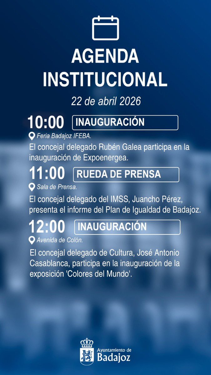 Ayuntamiento Badajoz tweet media