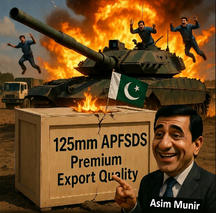 A single faulty APFSDS round can destroy its own tank crew. Allegations now point toward #PakArmy-linked exports pushing questionable ammunition into global markets. #PakJunkWeapons