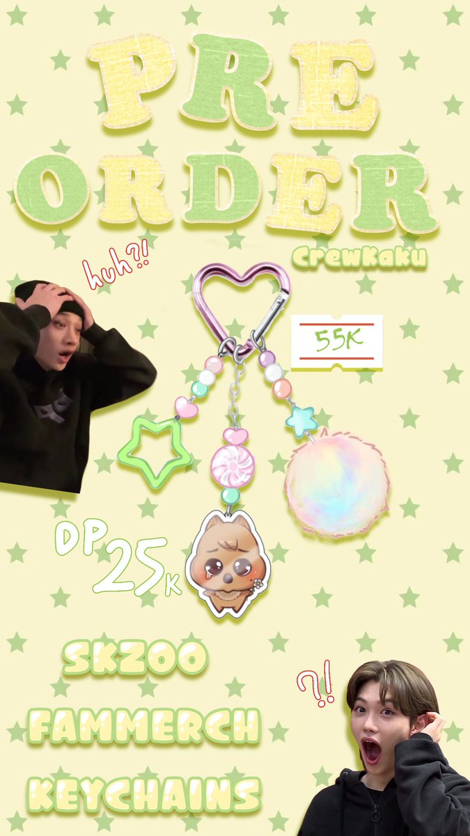 Hai haii Abby disini kembali open Pre-Order Fanmerch Keychain!!
Kali ini semua SKZOO ada ya!!

(Selanjutnya ada di thread)
