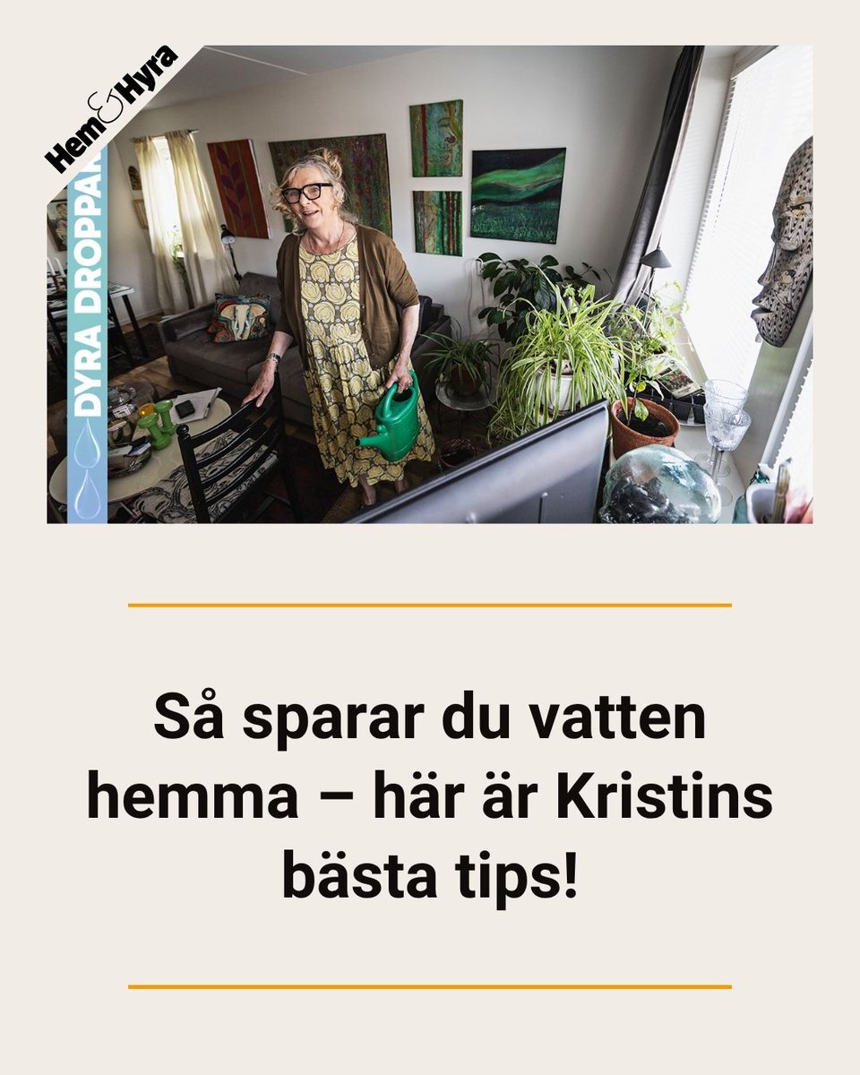 Knepen är enkla: "Det är ingen uppoffring alls från min sida", säger Kristin Rydberg. hemhyra.se/nyheter/sa-spa…
