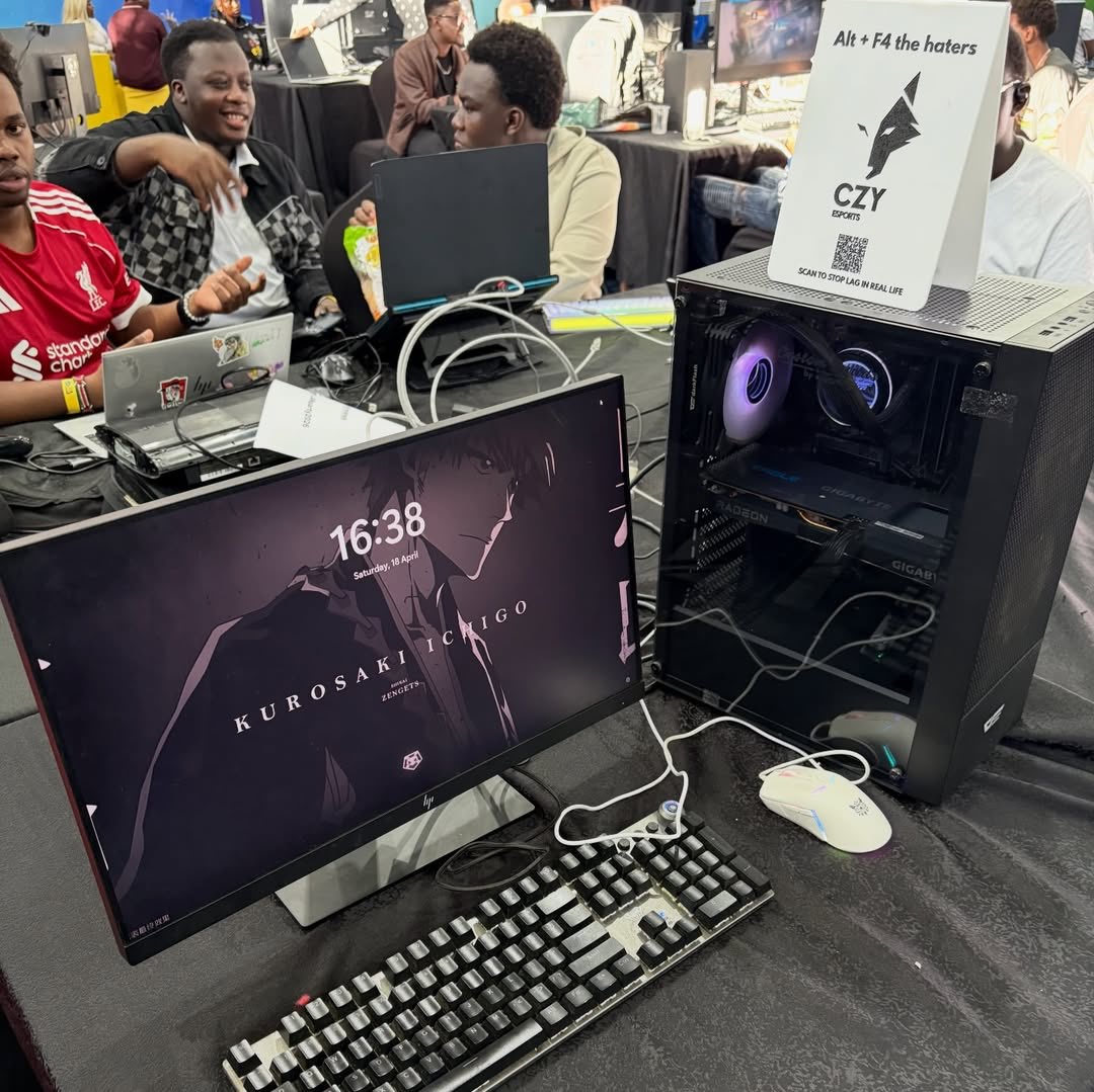CzyEsports's tweet photo. This is what the CZY community looks like in real time. 🐺🎮
Built together👊.

Event: Movie Jabber Lanarchy LAN Party🎮🤩

#czyesports #czyapparel #kenyagamers  #gamingsetups #gamingpcbuild https://t.co/OAj19v3O3n