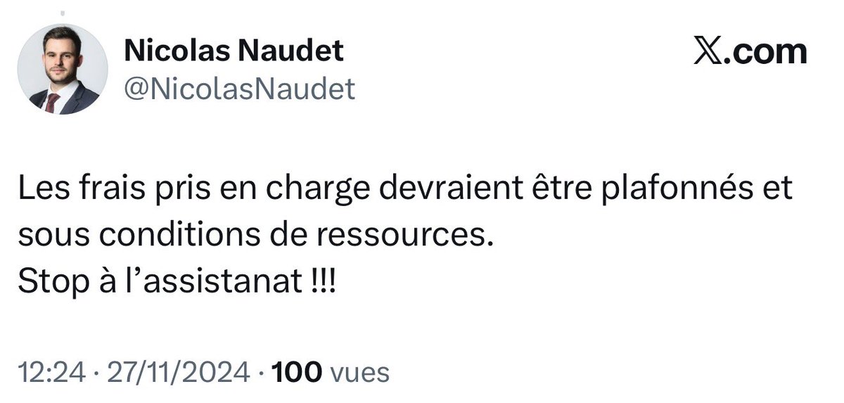 <a href="/LCI/">LCI</a> C’est un élu de droite qui RT des membres « LR » et qui dit « stop à l’assistanat » sur Twitter. 😂🤡