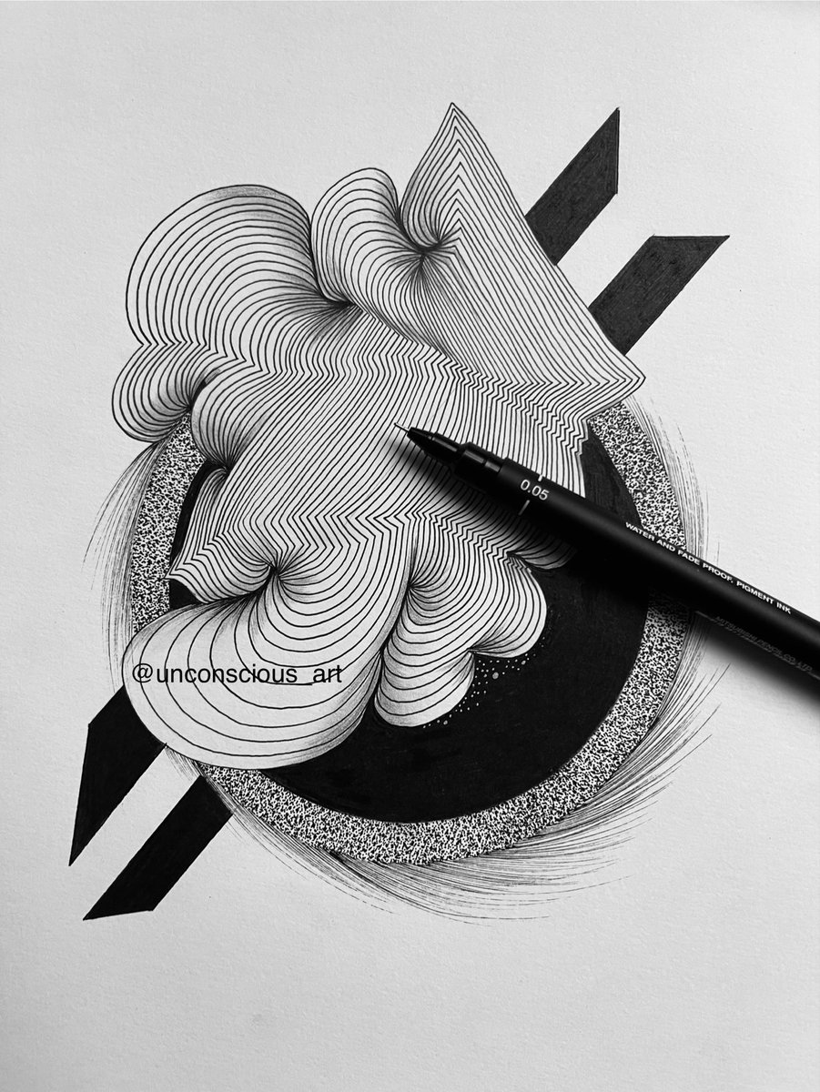 unconsciousArt7's tweet image. Gm 🫶

Line by line, the form reveals itself without ever fully settling.
#artistic #nft #cryptoart #Penart #lineart