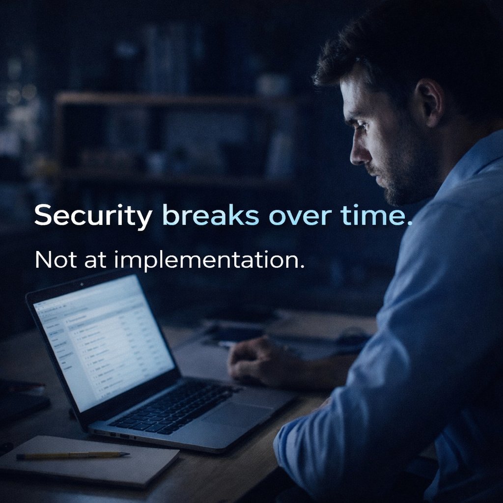 puresecurity_eu's tweet image. Security doesn’t fail because of tools.
It fails because of inconsistency.
What matters is what still works over time.

#CyberSecurity #InformationSecurity
#CyberResilience #RiskManagement
#OperationalResilience #PureSecurity