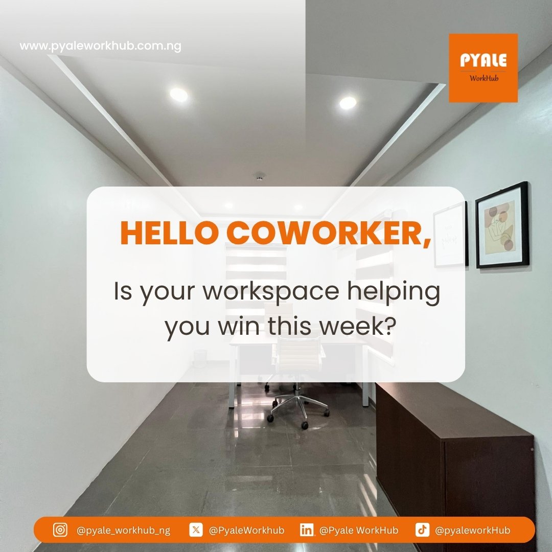 PyaleWorkhub's tweet image. Sometimes it’s not you, it’s your workspace.
Noise, poor internet, and constant interruptions slow you down. Upgrade to a space built for focus at Pyale Workhub.
📍 21 Bekwere Wosu Street, D-Line Port Harcourt
#PyaleWorkhub #CoworkingNigeria #WorkSmart #OfficeSpacePH #CoworkingPH