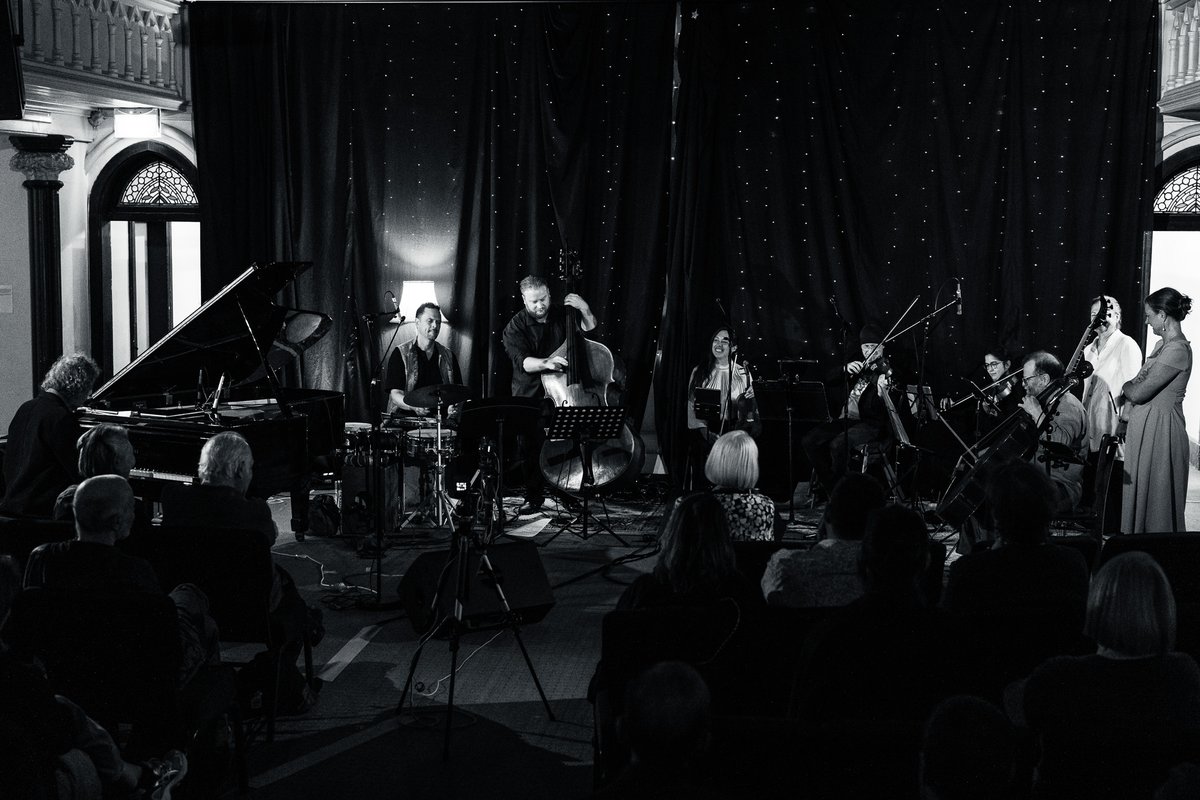 elsenprice's tweet photo. 15th April 2026 - photos by Son Ic Sydney 

This was an amazing gig!

The opening night for Eight O'Clock Sharp at Newtown Mission. 

We had a full room with an extraordinary energy!

Inlay Ensemble is looking forward to doing this again! https://t.co/WZxqGEPFt7
