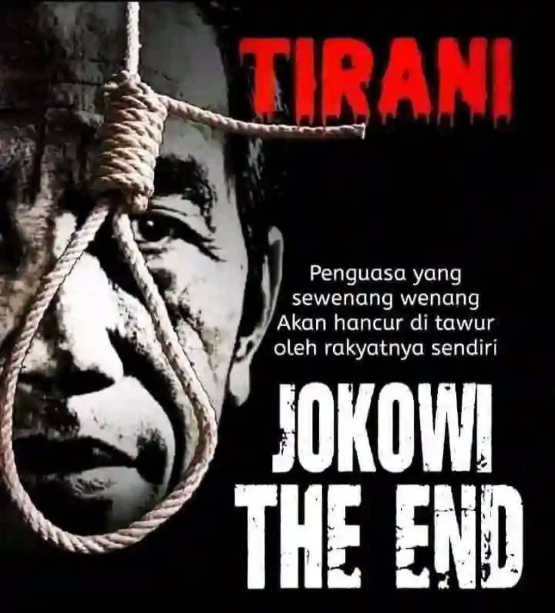 OjolNyambi's tweet photo. KLO TAK BERANI ADILI
DAN DILINDUNGI
GANTUNG MATI !!
AYO REVOLUSI !!!
#AdiliJokowiPengkhianatNKRI
#AdiliJokowiPengkhianatNKRI https://t.co/JPgVFGBHny