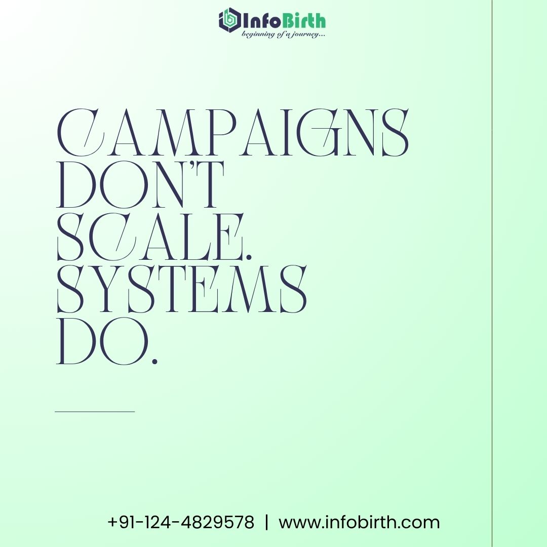 Infobirth1's tweet photo. Campaigns give spikes.
Systems build growth.
Stop restarting.
Start scaling.

📩 DM to build your system.

#Marketing #BusinessGrowth #Automation #CRM #Infobirth https://t.co/nmWnSchWCi