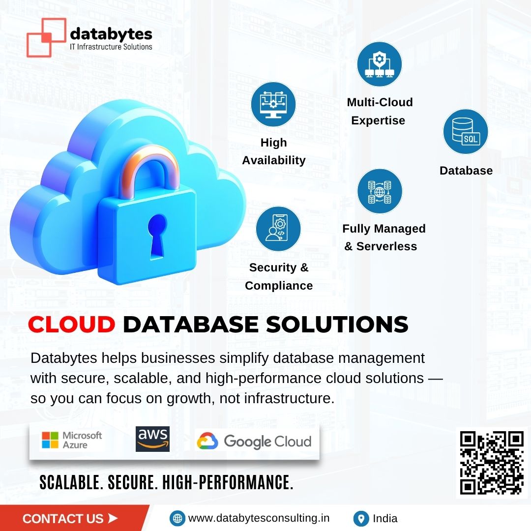 DatabytesTech's tweet image. Scale smarter with secure, high-performance cloud database solutions. Focus on growth, not infrastructure. 🚀

🌐 databytesconsulting.in

#CloudDatabase #CloudSolutions #DataManagement #Serverless #MultiCloud #SQL #NoSQL #Databytes