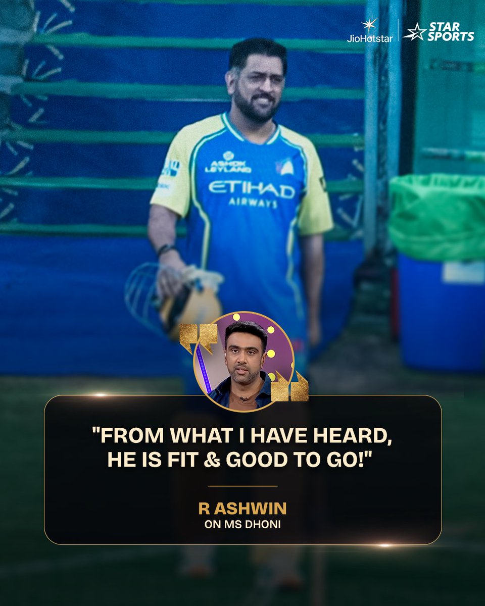 Thala Dharisanam? 🤞🧿

#TATAIPL 2026 👉 #MIvCSK | THU, 23 APR, 6:30 PM
