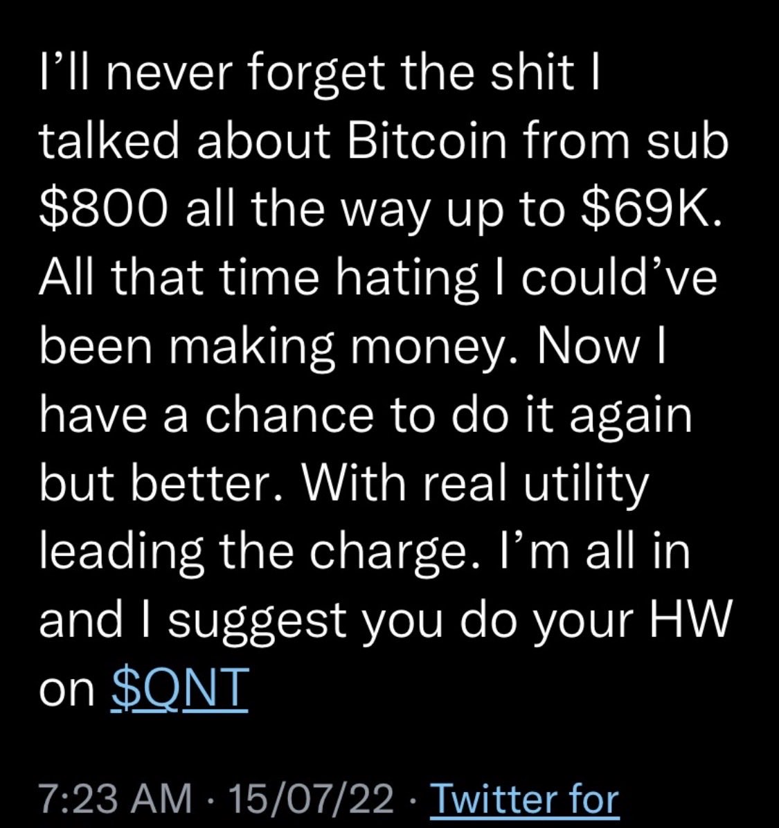QUANT CRYPTO Ħ 👑 tweet media