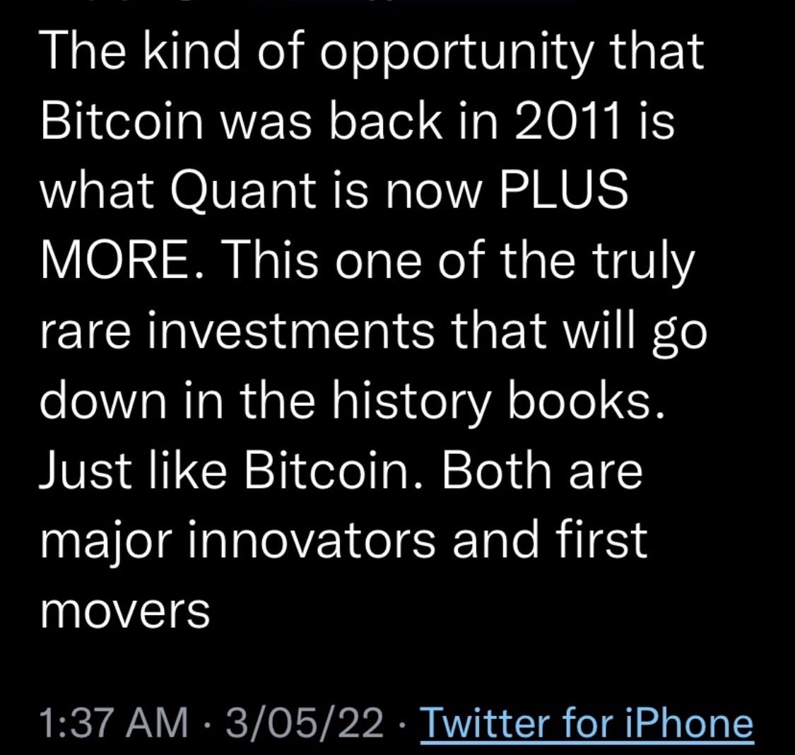 QUANT CRYPTO Ħ 👑 tweet media