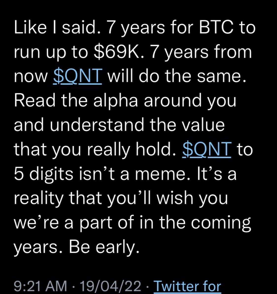 QUANT CRYPTO Ħ 👑 tweet media