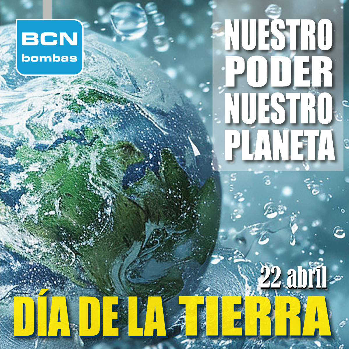 BcnBombas's tweet photo. Hoy celebramos el Día de la Tierra, 22 de abril.
Este 2026 nos unimos bajo un lema poderoso: “Nuestro Poder, Nuestro Planeta”. https://t.co/E1duRMwugZ