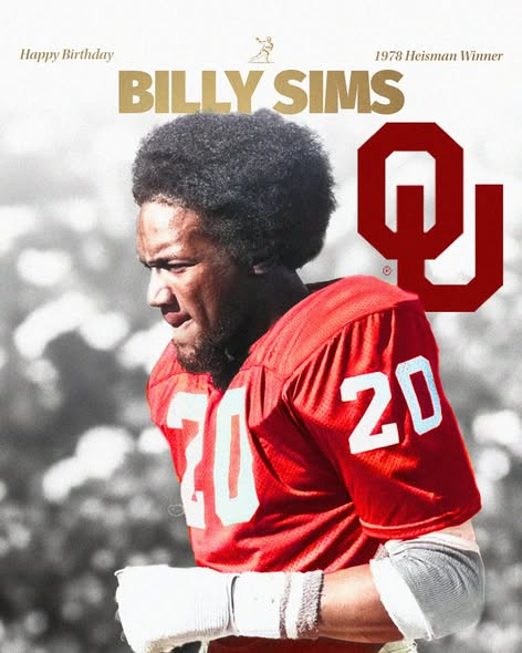 NicolesChoice1's tweet image. Thank YOU @RealBillySims , 1978 Heisman Trophy winner, for the chance to win one of your awesome autographed 8x10" photos! My girls @CRITTERRANCH @disneyfan40 @mybutterflies would love to win!   #UniversityofOklahoma #Sooner #BillySims #Heisman #MoreThanATrophy