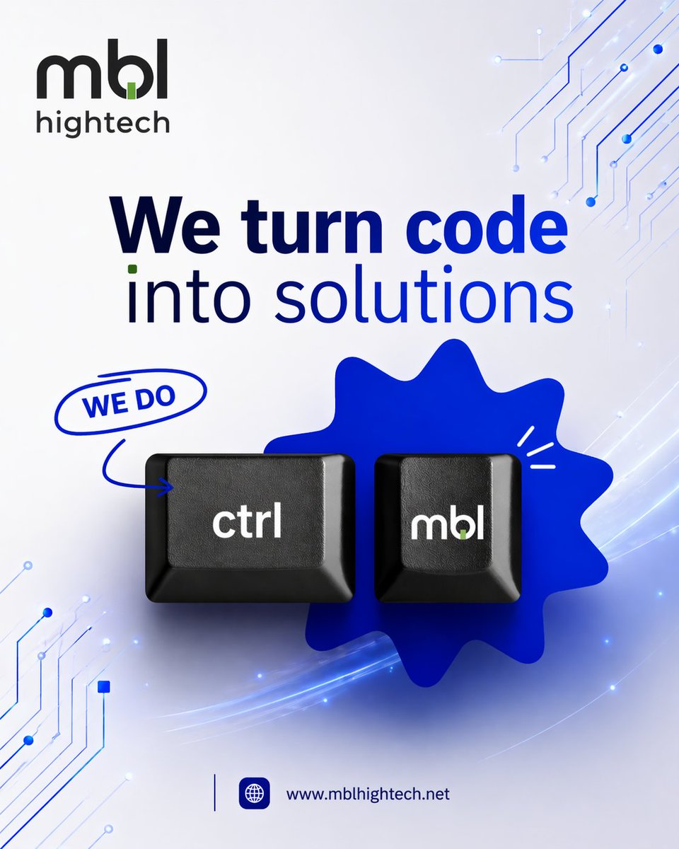 Mblhightech's tweet image. Nobody cares how much code you write.
They care about what it actually does. In a world full of code, the real value is in solutions.
🚀 Ready to build something powerful?#MBLHightech #WeTurnCodeIntoSolutions #TechSolutions #Innovation #StartupLife #