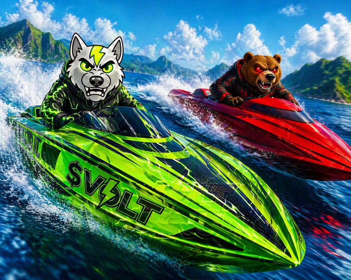Vhussla96's tweet photo. $VOLT Inu is leaving them in the wake! 🚤🏎🔥⚡️💨🌊.
​We're taking over. It's not a matter of if, but when.
​Like and RT if you're holding $VOLT for the long haul LFV! 👀👑🐺🐶🐉😎🫡😁💪🫶🤝⚡️⚡️⚡️👊💚❤️💯. https://t.co/ZpRdyMhxo8