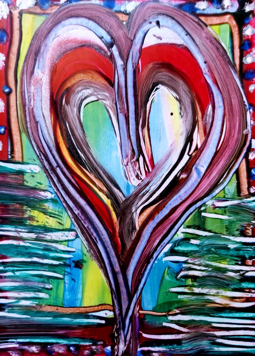 LovePenguinsB's tweet image. #EncausticArt
#Hart
#Love