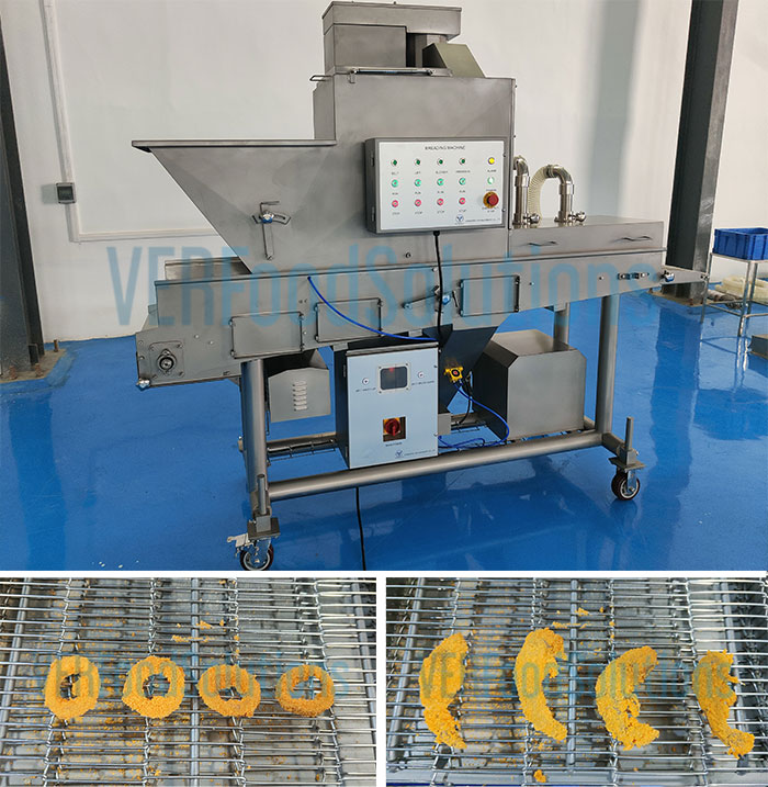verfoodsolution's tweet image. Grand launch success! We’re excited to reveal that our top-tier 400mm #breadcrumbingmachine is now powering production for an #Australian food business, creating perfectly breaded squid rings, onion rings, chicken cutlets!
verfoodsolutions.com/products/coati…