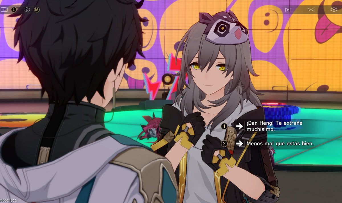 Lo de estos 2 que es? si tuviera que haber una pareja canon me creo totalmente a Dan Heng si hasta se quedaron mirandose, en fin mis papis.