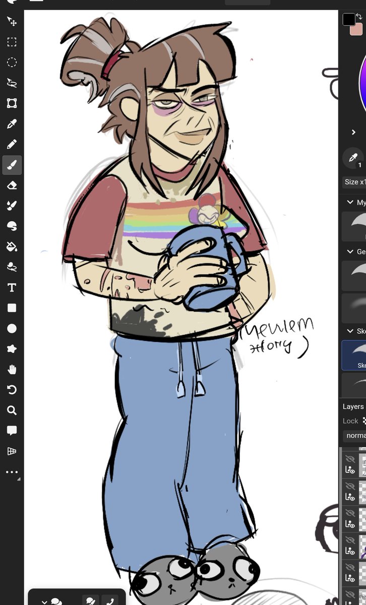 bubastuff's tweet photo. I was recently having a fun conversation with my friends about what Delilah would look like in her house clothes. https://t.co/WKEWmMxr9Z