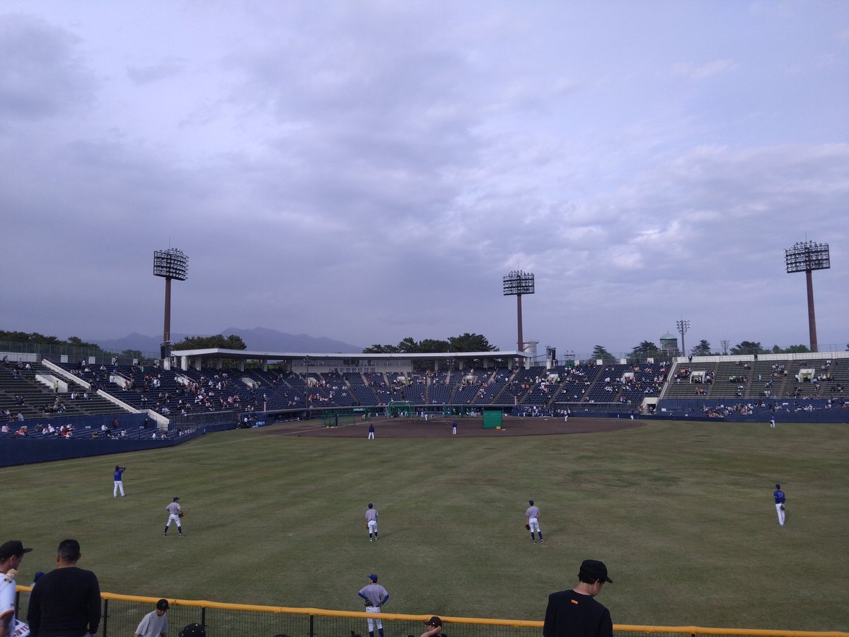 YK90291107's tweet image. 敷島球場！
今日はここから！
#giants
#ジャイアンツ