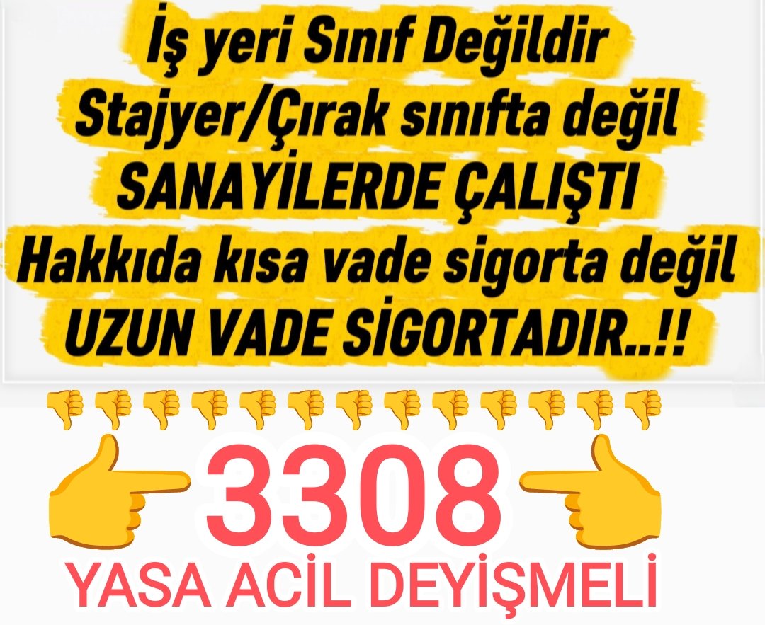 <a href="/csgbakanligi/">T.C. Çalışma ve Sosyal Güvenlik Bakanlığı</a> <a href="/isikhanvedat/">Prof. Dr. Vedat Işıkhan</a> <a href="/tvnet/">TVNET</a> Muhalefet Göreve 
#StajyerÇırağıUnutanKaybeder