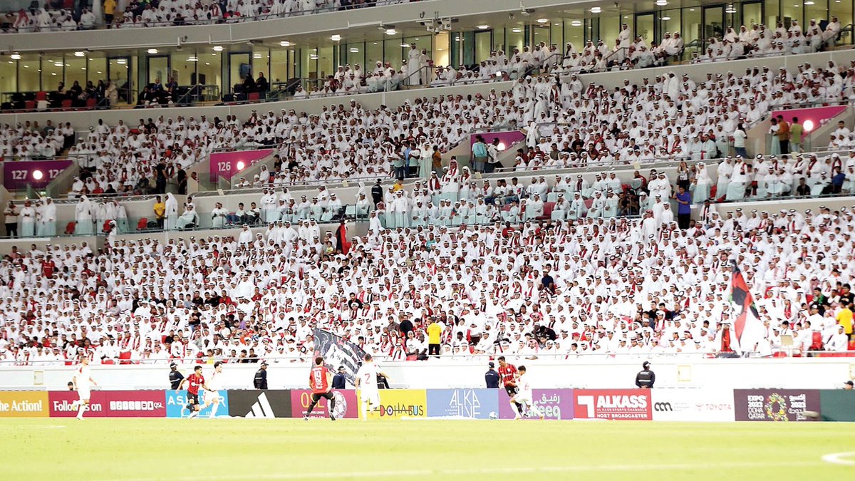 الأمة الريانية ⚫️🔴 وجماهير الأندية القطرية

الوعد يوم الخميس في استاد أحمد بن علي 🏟️

لمؤازرة ممثل الوطن نادي #الريان في نهائي دوري أبطال الخليج للأندية أمام نادي الشباب السعودي 🇸🇦

🗓️ الخميس 23 أبريل 2026
⏰ 6:45 مساءً

فالكم الكاس بإذن الله 👏🏼

#الريان | #نديب_قطر | #قطر 🇶🇦
