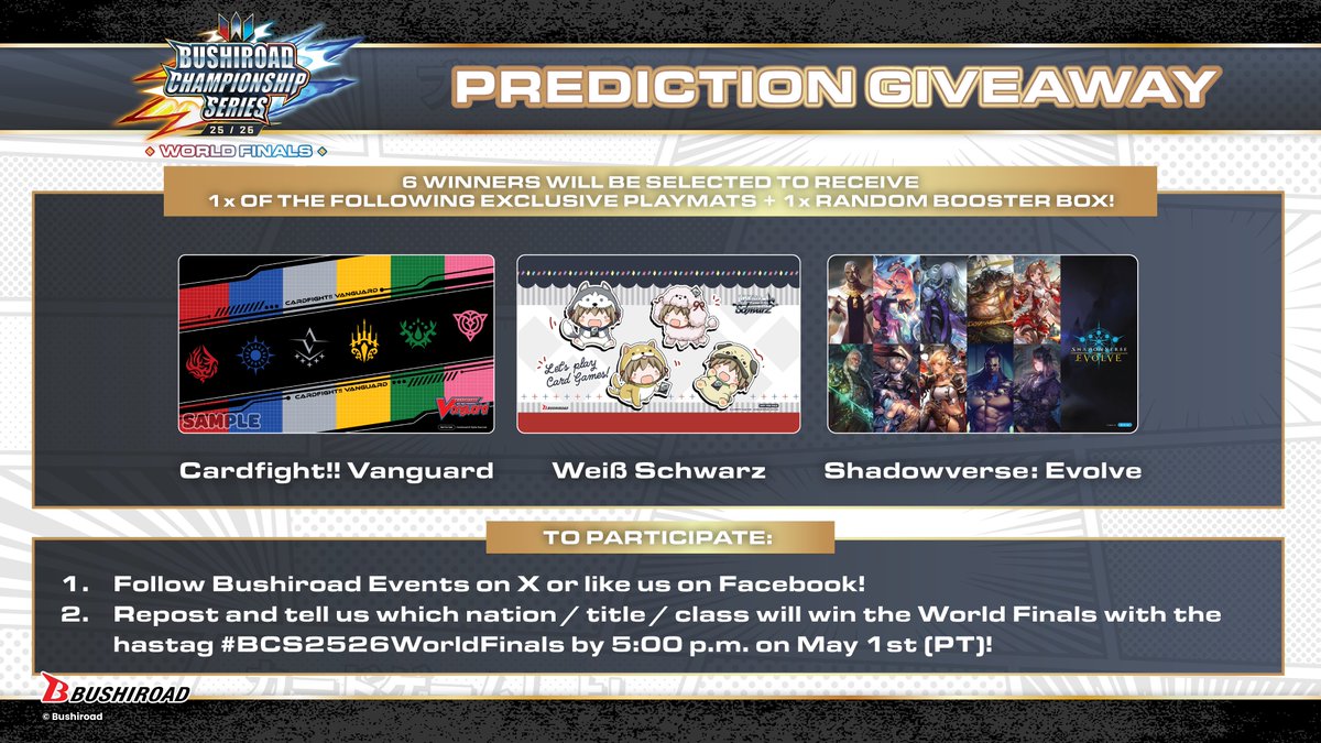 Bushiroad Events tweet media