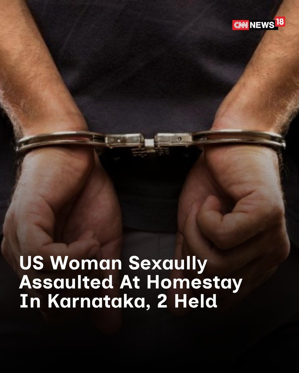 CNNnews18's tweet image. A US national was allegedly sexually assaulted by the staff of a homestay in Kodagu district of Karnataka.

#usnational #woman #sexualassault #karnataka #usa

news18.com/agency-feeds/k…
