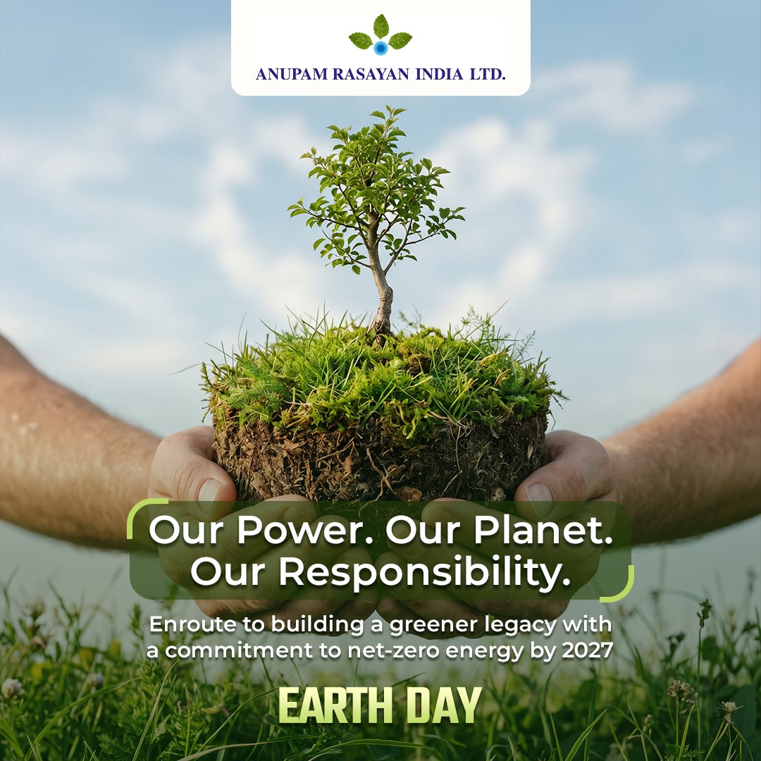 The journey towards a more sustainable future is driven by intent, action, and accountability.

This Earth Day, we reaffirm our commitment to making choices that support both progress and the planet.

#EarthDay #EarthDay2026 #AnupamRasayan
