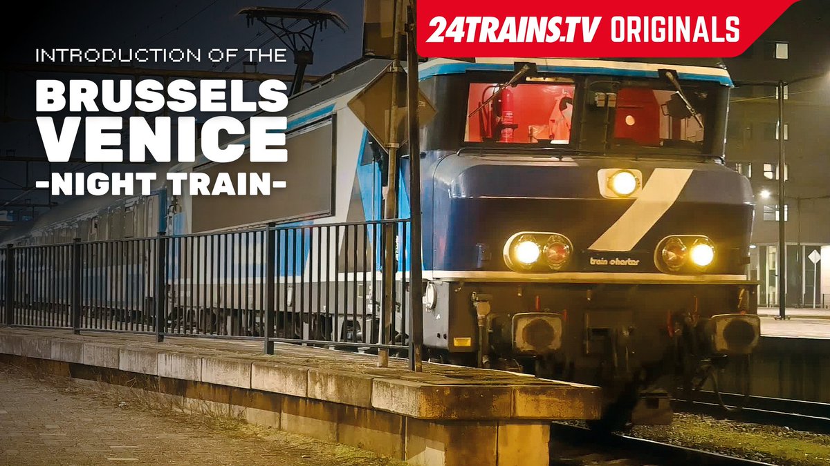 24Trains's tweet photo. Te zien op https://t.co/HQBNCxC5qX / Available to watch on https://t.co/HQBNCxC5qX / Zu sehen auf https://t.co/HQBNCxC5qX
- Introduction of the Brussels-Venice night train -

Ga nu naar: https://t.co/aGQEFPIWWx
Go to: https://t.co/jnOqcF2o3D
Gehen Sie zu: https://t.co/mAV2qvleD6 https://t.co/fMpuEnjUgw