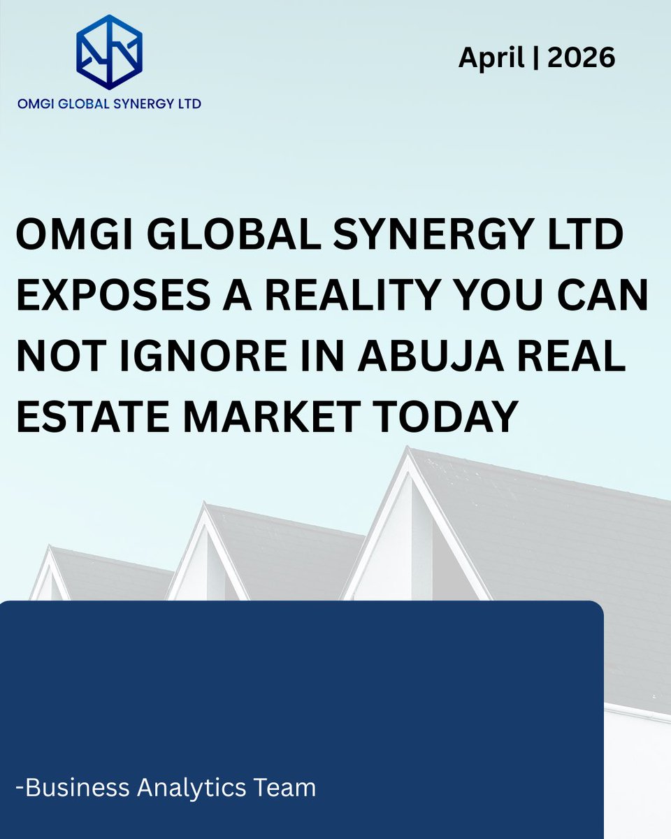 OMGI_ltd's tweet image. Here’s the hard truth: every year you delay owning property in Abuja, the entry price quietly moves further out of reach. What looks “expensive” today will look like a missed opportunity tomorrow.
#Realestate #PropertyInvestment #explore #viral #BusinessStrategy