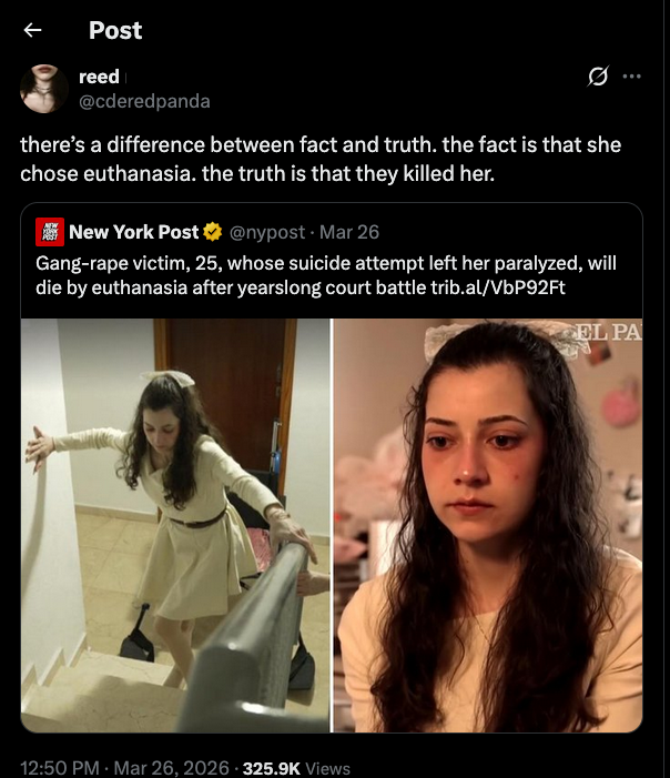 i still don't see a mass public panic about the mental health or quality of life of women and girls who were victims of male violence and femicide