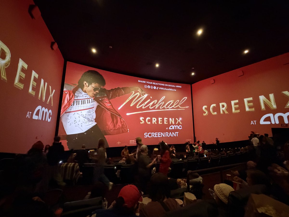 ZHJB1's tweet photo. Michael screening tonight. Loved it! Will definitely be watching it again🎤🕺🏽🎶 🪩@michaelmovie #MichaelJackson #MichaelMovie https://t.co/rwMEWNP9hh