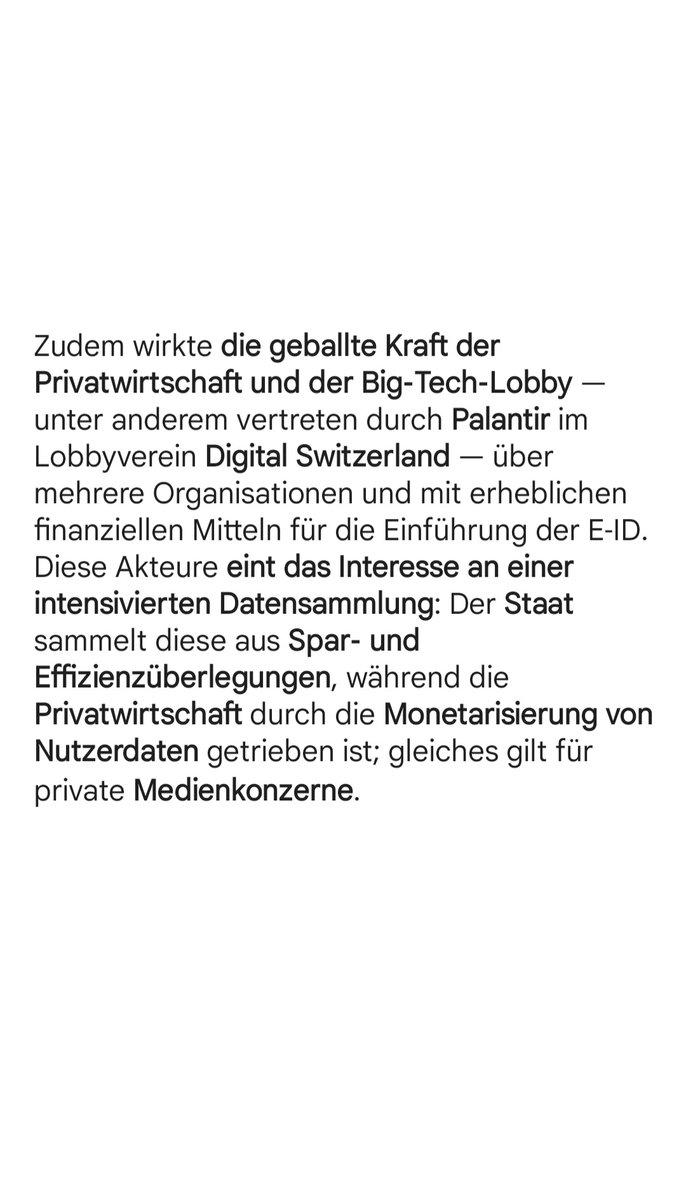 E_ID_GesetzNEIN's tweet image. 📝 #eID 

Das Referendumskomitee E‑ID‑Gesetz-NEIN begrüsst, dass das Bundesgericht mit dem heutigen Entscheid die Rolle der Transparenz in der Politikfinanzierung gestärkt hat, indem es die Wichtigkeit des Transparenzregisters anerkennt. Gleichzeitig hat es jedoch den