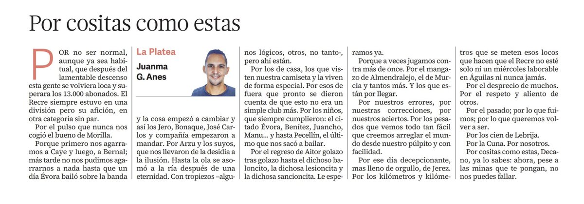 Nos sobran los motivos.
'Por cositas como estas'
#LaPlatea✒️
<a href="/huelva_info/">Huelva Información</a>🗞
🔗goo.su/eiMFQZe