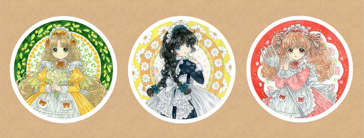 hisastore kokoharuka.booth.pm #booth_pm 
新作の「メイドシールセット」をお取り扱い開始しました。好みの方がいらしたら、どうぞよろしくお願いいたします🙇